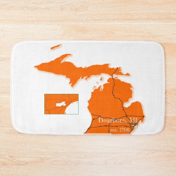 Item preview, Dearborn, MI [Orange] designed and sold by PhilbonianDezin.