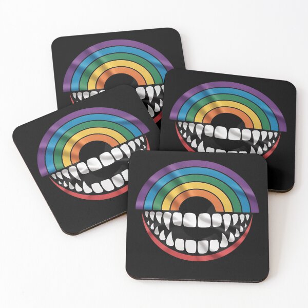 Item preview, Cute LGBTQ vampire LGBT Halloween Ghost Rainbow Gay Pride  designed and sold by Charidana.