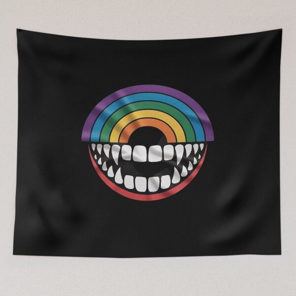 Item preview, Cute LGBTQ vampire LGBT Halloween Ghost Rainbow Gay Pride  designed and sold by Charidana.