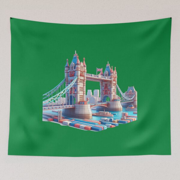 Item preview,   Cute 3D Tower Bridge London Sketch,   designed and sold by PaintMeWorld.