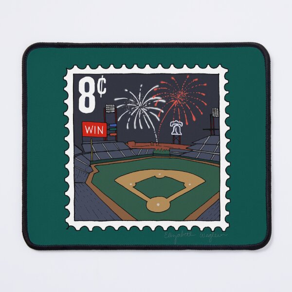 Item preview, Philly Baseball Stamp Illustration designed and sold by Elizabeth Weglein.