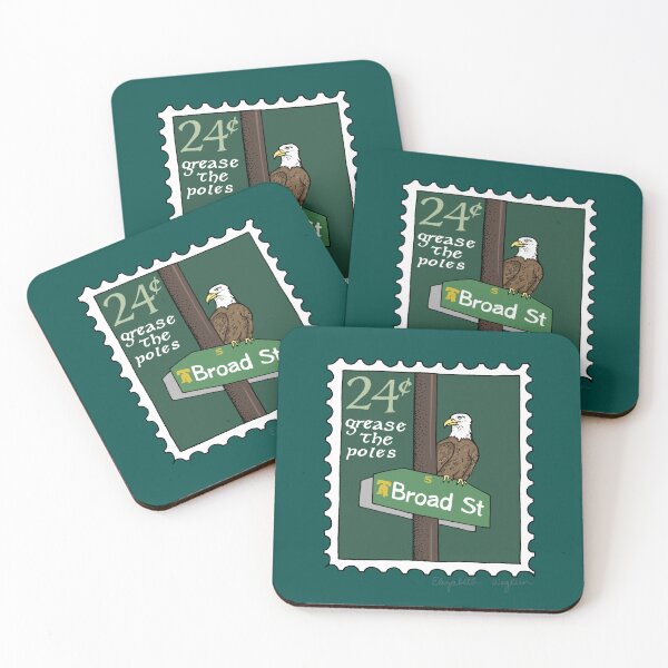 Item preview, Philly Broad Street Eagle Stamp designed and sold by Elizabeth Weglein.