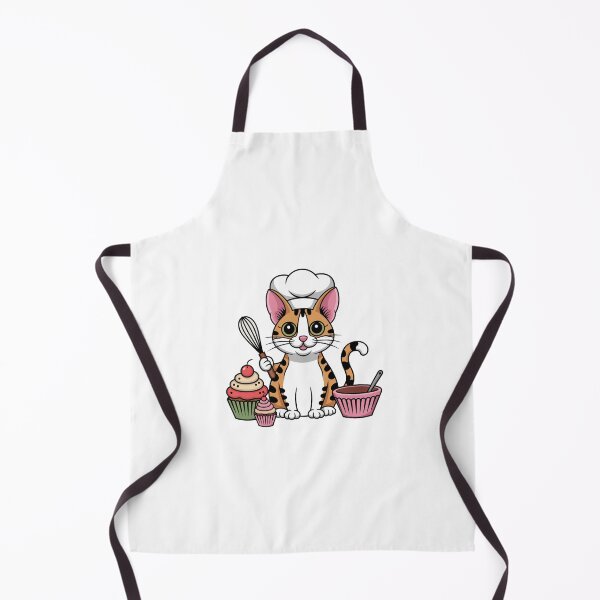 Item preview, Devon Rex Cat Baking T-Shirt – Cute Chef Cat Design – Gift for Cat & Baking Lovers designed and sold by Muzgle.
