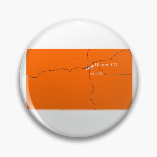 Item preview, Denver, CO [Orange] designed and sold by PhilbonianDezin.