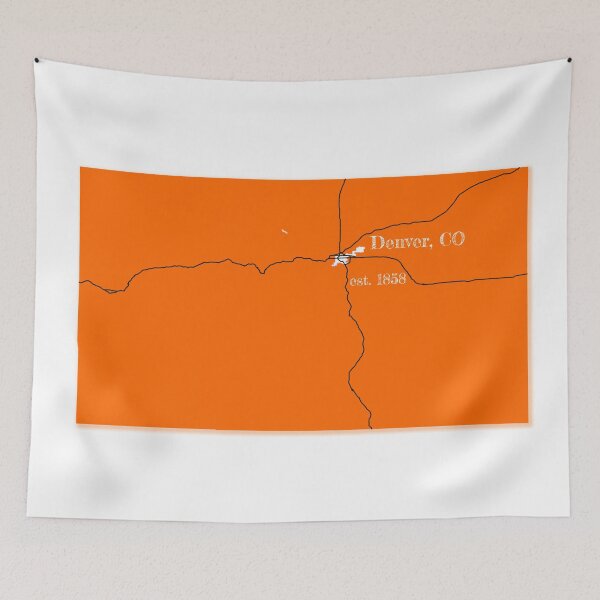 Item preview, Denver, CO [Naranja] designed and sold by PhilbonianDezin.