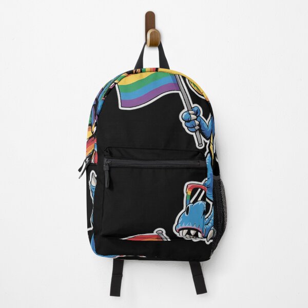 Item preview, Dinosaur Gay Pride LGBT Rainbow Flag  designed and sold by Charidana.