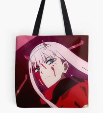 Zero Two - Darling in the Franxx - Strelizia Tote Bag