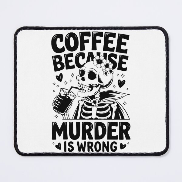 Item preview, Skeleton Coffee Dark Humor Art designed and sold by -DEEWOLF-.