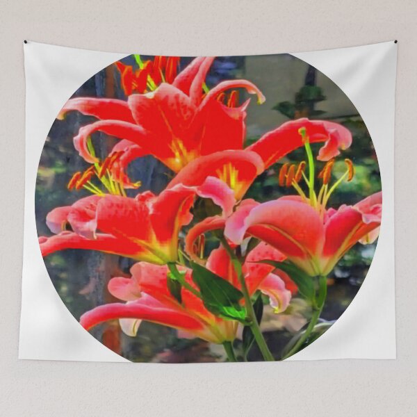 Item preview, ambers flowers fluorescence abstract design designed and sold by SmashingDeals.