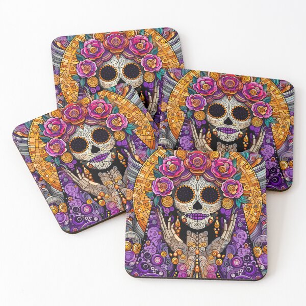 Item preview, Catrina Illustration - Vibrant Day of the Dead Art designed and sold by  Ojo de Lilith.