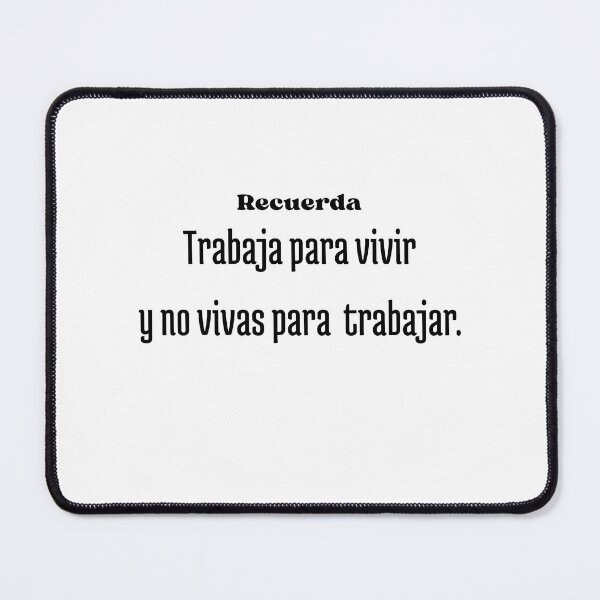 Item preview, Work to live, don't live to work. designed and sold by FrasesVivas.