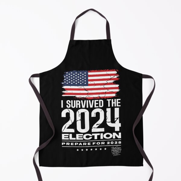 Item preview, I Survived the 2024 Election Shirt – Prepare for 2028 | Political Dark Humor Tee designed and sold by InkflowStudios.