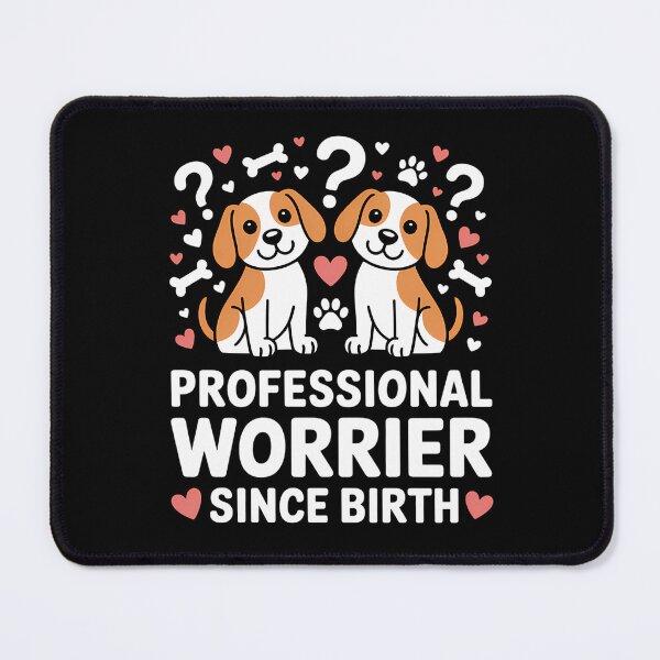 Item preview, Professinal Overthinker Cute Dog Overthinking designed and sold by Fresh Drip .
