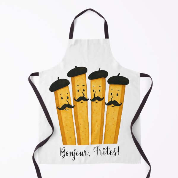 Item preview, Bonjour Frites! Funny French Fry Characters designed and sold by LoudMouthSoup.