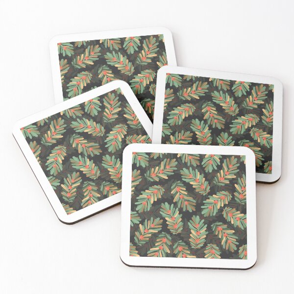 Item preview, Christmas pattern with mistletoe designed and sold by DarianaArt.