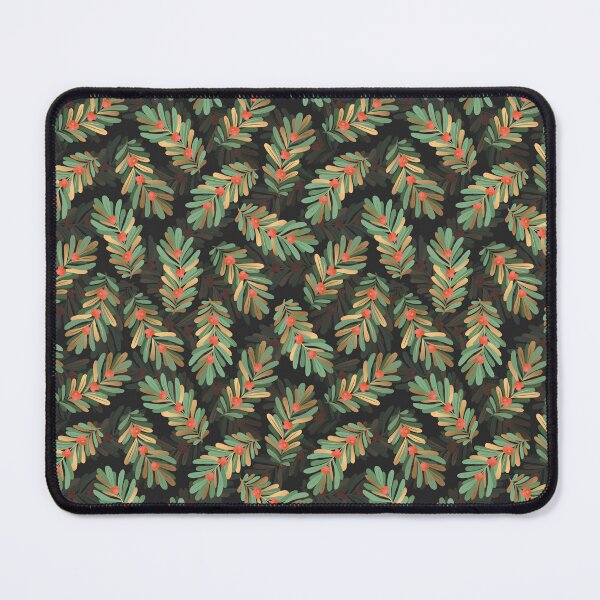 Item preview, Christmas pattern with mistletoe designed and sold by DarianaArt.