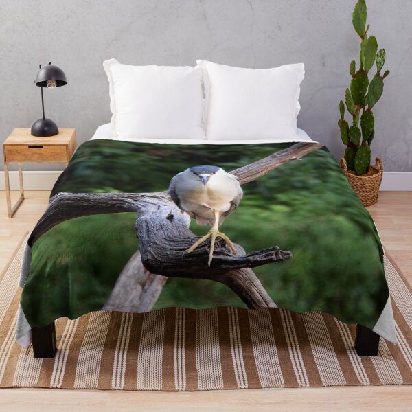 Item preview, Night Heron Patiently Fishing designed and sold by HarmonyInView.