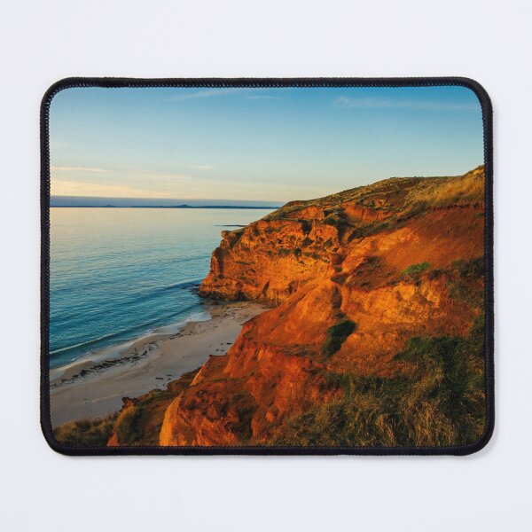 Item preview, Golden Hour on the Red Cliffs - Chatham Islands Sunset designed and sold by Real Mindset Studio.