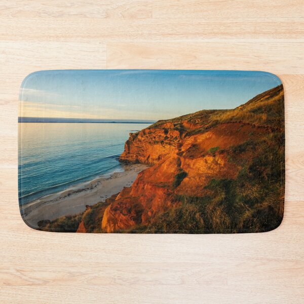 Item preview, Golden Hour on the Red Cliffs - Chatham Islands Sunset designed and sold by Real Mindset Studio.