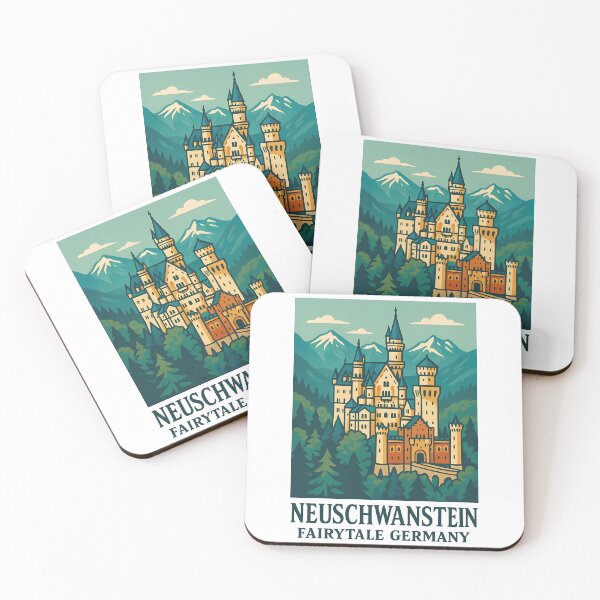 Item preview, Neuschwanstein Castle Germany Fairytale Landmark Bavarian Alps designed and sold by k3rstman1.