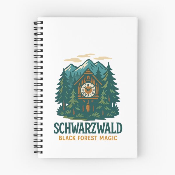 Item preview, Black Forest Magic: Cuckoo Clock, Mountains & Woods designed and sold by k3rstman1.