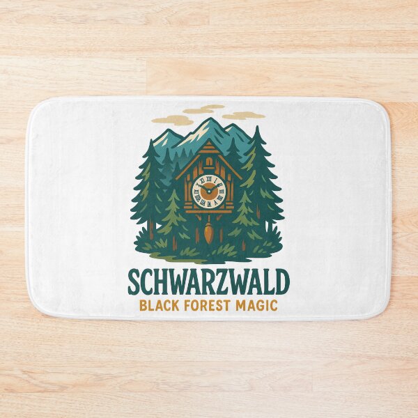 Item preview, Black Forest Magic: Cuckoo Clock, Mountains & Woods designed and sold by k3rstman1.
