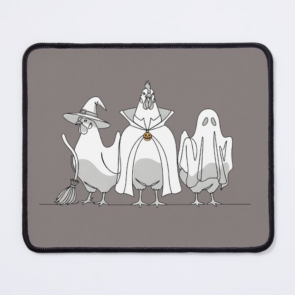 Item preview, Boo Crew Chicken Edition – Witch, Vampire & Ghost Line Art designed and sold by MvuuStudio.