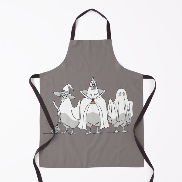 Item preview, Boo Crew Chicken Edition – Witch, Vampire & Ghost Line Art designed and sold by MvuuStudio.