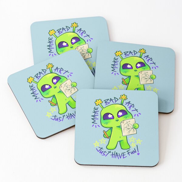 Item preview, Make Bad Art Alien designed and sold by Leaf-Whimzy.