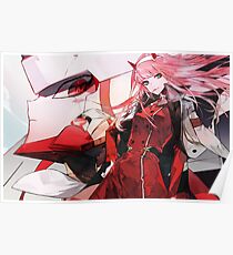 Zero Two - Darling in the Franxx - Strelizia Poster
