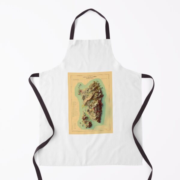 Item preview, 1966-Sardinia-Relief-Map-3D-Digitally-Rendered designed and sold by FrauAnnika.