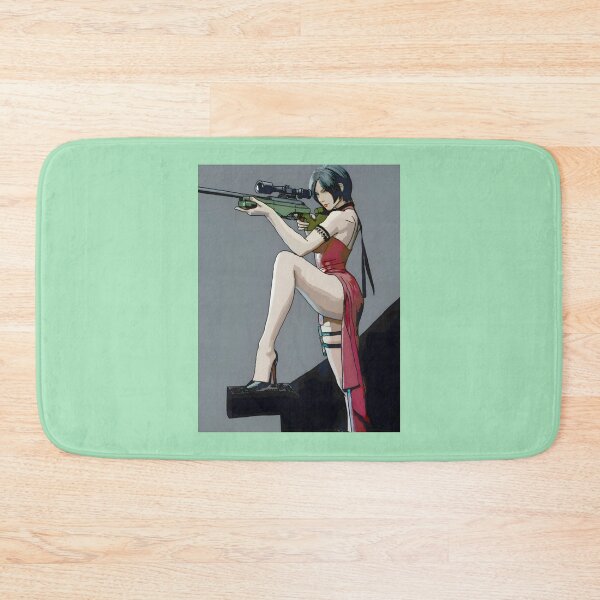 Item preview, Red Dress Spy with Sniper Rifle Art | PERFECT GIFT FOR YOU AND FRIENDS designed and sold by TifaniMullen.