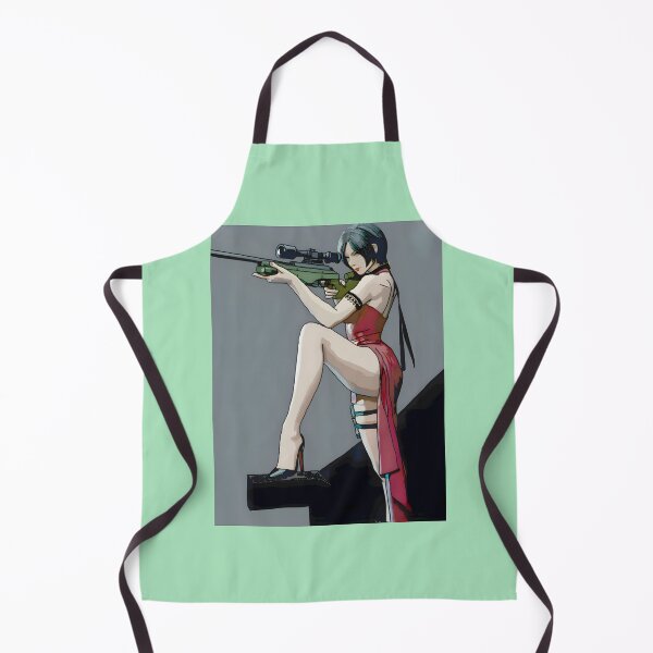 Item preview, Red Dress Spy with Sniper Rifle Art | PERFECT GIFT FOR YOU AND FRIENDS designed and sold by TifaniMullen.