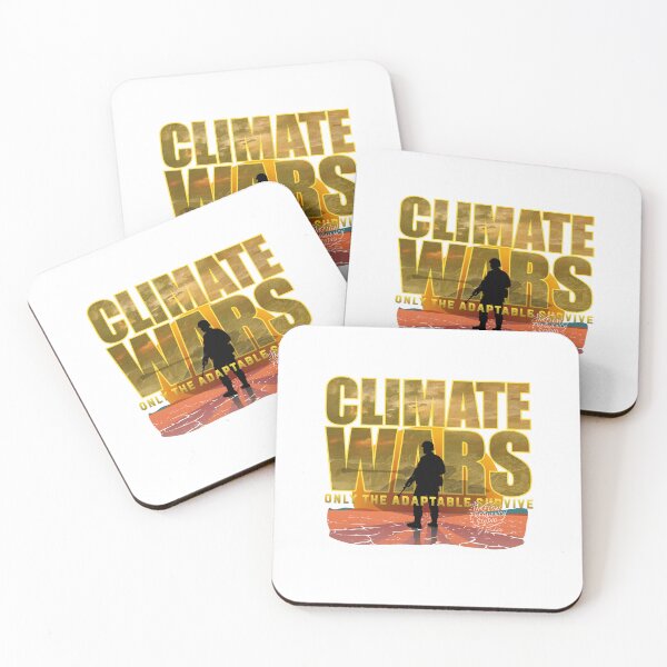 Item preview, Climate Wars T-Shirt – Only the Adaptable Survive | Apocalyptic Sci-Fi Design designed and sold by InkflowStudios.
