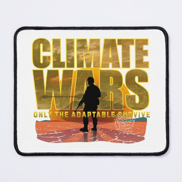 Item preview, Climate Wars T-Shirt – Only the Adaptable Survive | Apocalyptic Sci-Fi Design designed and sold by InkflowStudios.