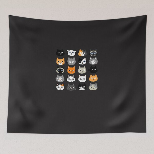 Item preview, Assorted Cat Faces (1) designed and sold by creardwelle7.