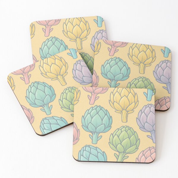 Item preview, Pastel Artichoke Garden – Whimsical Botanical Pattern designed and sold by MICHELLE62608.