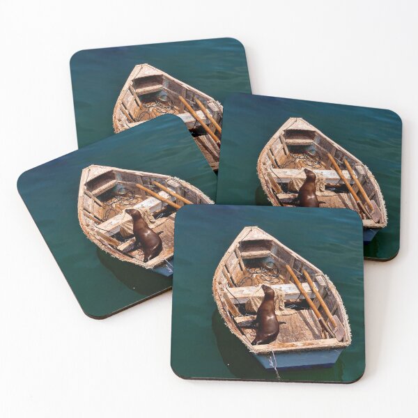Item preview, Seal in the boat designed and sold by Linda La Guardia.
