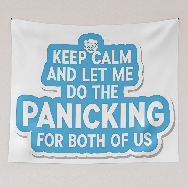 Item preview, Keep Calm and Let Me Do The Panicking  designed and sold by Snakeinmysock.