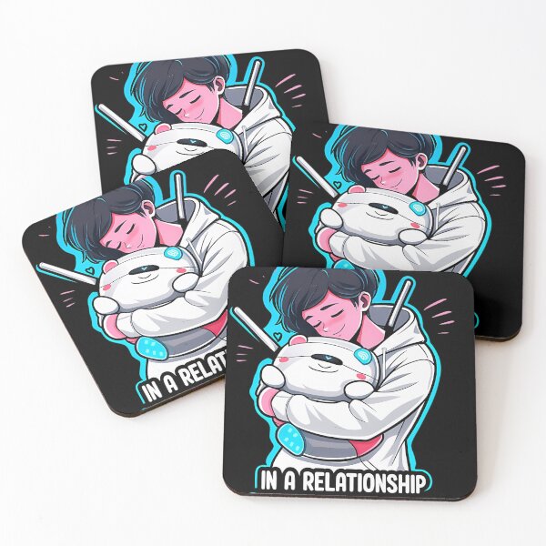 Item preview, Funny Wifi Quote  Cute Cartoon Girl Hugging Router designed and sold by leighannbalding.