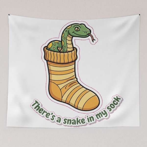 Item preview, There’s a Snake in My Sock designed and sold by Snakeinmysock.