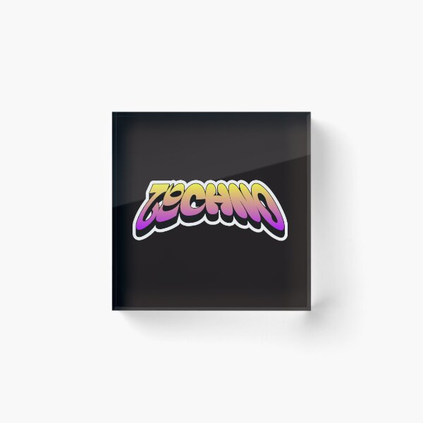 Item preview, TECHNO  - Y2K Gradient w drop shadow (white)  designed and sold by Discothreadz.