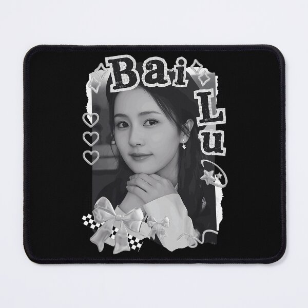 Item preview, Bai Lu Chinese Drama Actress Black And White Collage Design designed and sold by SvetlanaNolte.