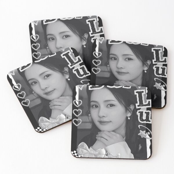 Item preview, Bai Lu Chinese Drama Actress Black And White Collage Design designed and sold by SvetlanaNolte.