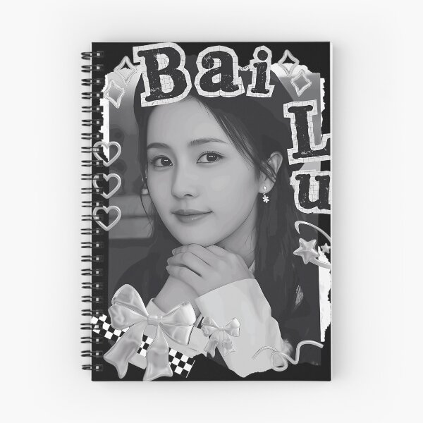 Item preview, Bai Lu Chinese Drama Actress Black And White Collage Design designed and sold by SvetlanaNolte.