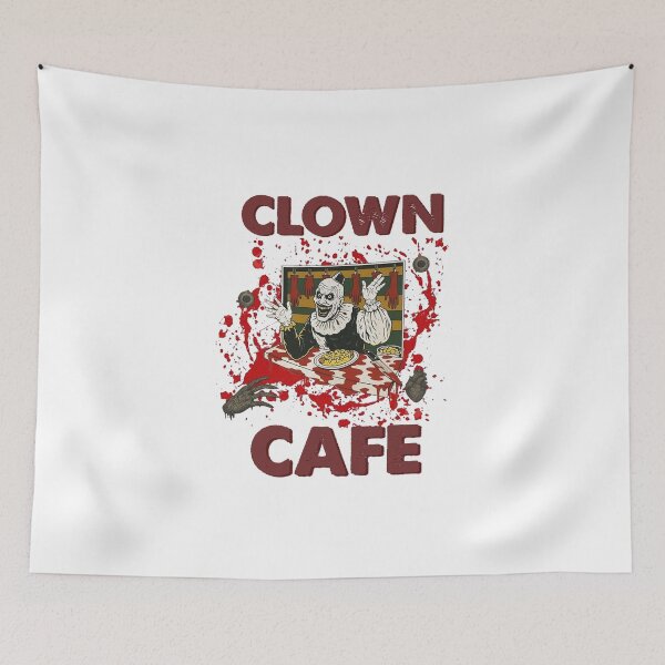 Item preview, Clown Cafe Horror Creepy Terrifier designed and sold by FmStyleArt.