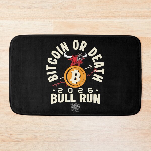 Item preview, Bitcoin or Death T-Shirt – 2025 Bull Run | Crypto Finance Bro Design designed and sold by InkflowStudios.