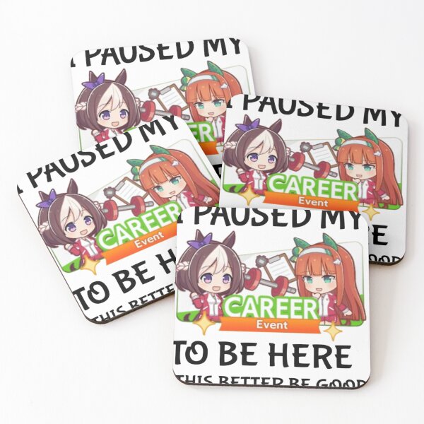 Item preview,  I Paused My Umamusume Career To Be Here designed and sold by linneckepie15.