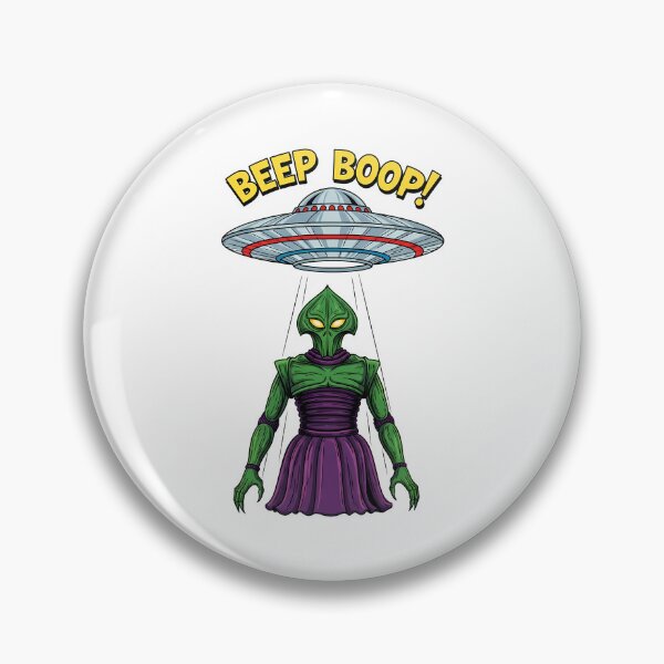 Item preview, Beep Boop Flatwoods Monster Alien UFO designed and sold by k3rstman1.