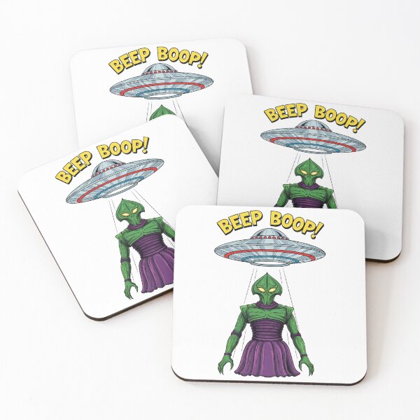 Item preview, Beep Boop Flatwoods Monster Alien UFO designed and sold by k3rstman1.